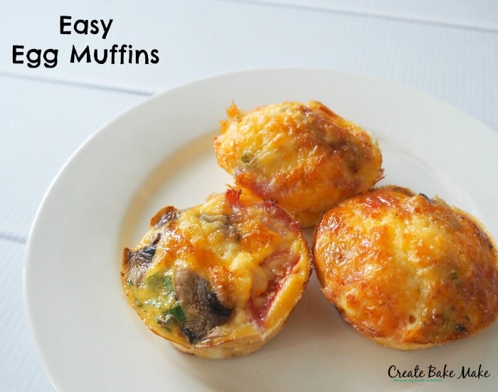 10 delicious breakfast ideas for easier mornings! Easy egg muffins